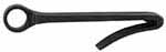 Sear spring, wax cast steel, tempered, long upper arm